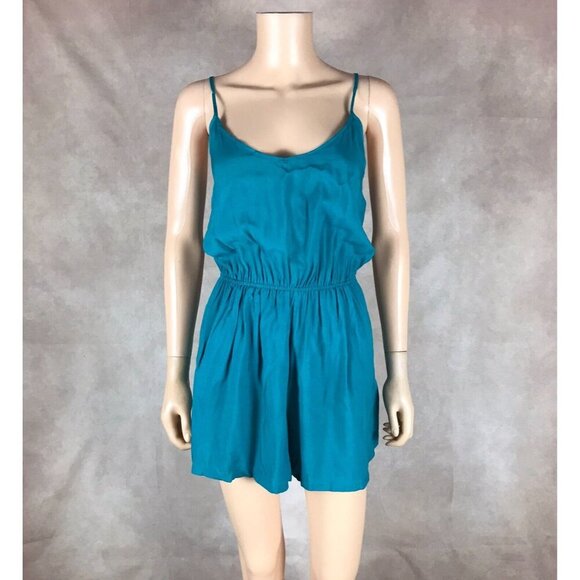 ULTRA FLIRT' Turquoise Romper NWT Medium - Picture 3 of 9